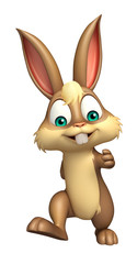 cute Bunny funny cartoon character