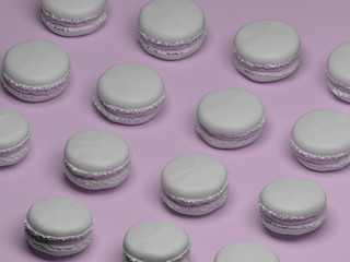 Sweet  confectionery macarons background