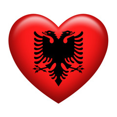Albania Insignia Heart Shape