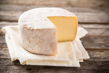 Delicious cheese on the table