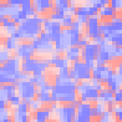 Orange and violet geometric shapes