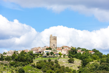 Fototapeta na wymiar Montpeyroux, Puy-de-Dome Department, Auvergne, France
