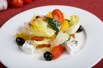 Greek vegetable salad