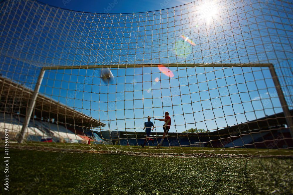 Canvas Prints shooting a goal