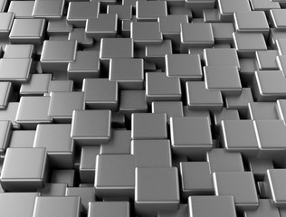 Obraz premium Abstract background made of 3d cubes