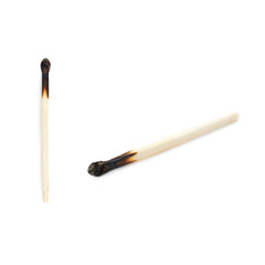 Set of Wooden match isolated over the white background