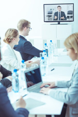 Business consultation in company