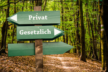 Schild 98 - Gesetzlich