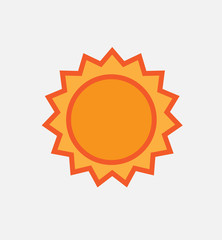 sun and uv logo and icon