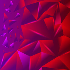 Obraz premium Abstract triangle geometric vector background