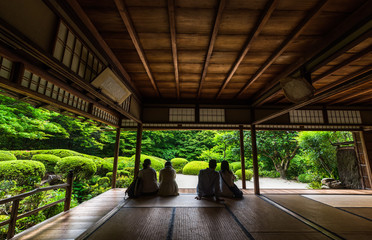 京都　新緑の詩仙堂