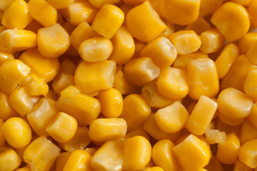Background picture showing tinned sweetcorn kernels