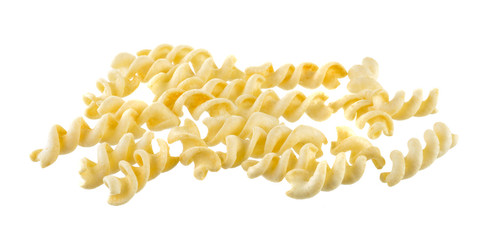 Spiral Potato snack isolate on white background