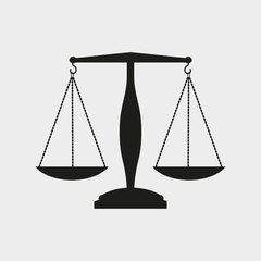 Justice logo.Law and order