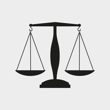 Justice logo.Law and order