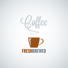 coffee cup flavor design vector background