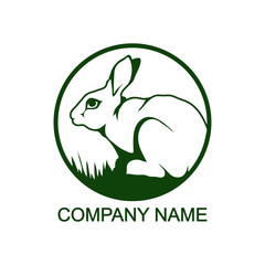 Fototapeta premium Rabbit logo