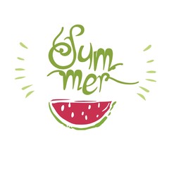 Watermelon print summer.