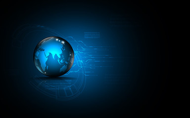 abstract background global technology innovation concept design