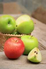 Green apples
