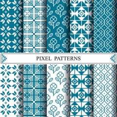 pixel pattern, textile, pattern fills, web page background, surf