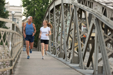 couple jogging