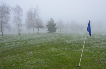 Cold and Frosty Golf Course - 111605539