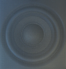 Black loudspeaker mask