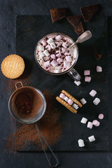 Hot chocolate with marshmallows