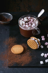 Hot chocolate with marshmallows