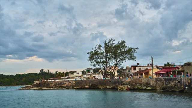 Cojimar,Cuba,time lapse