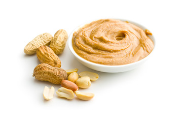 Creamy peanut butter and peanuts