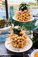 Pineapple fried shrimp