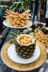 Pineapple fried shrimp