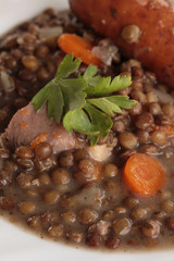 saucisses et lentilles 25052016