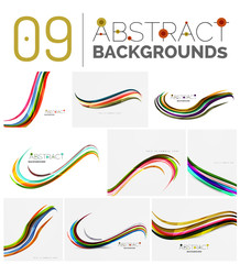 Pack of vector abstract backgrounds