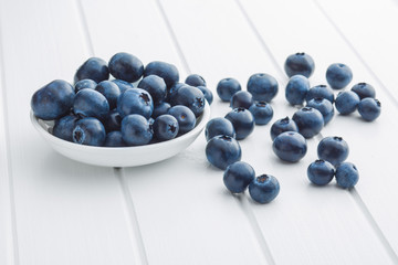 Tasty blueberries fruit.