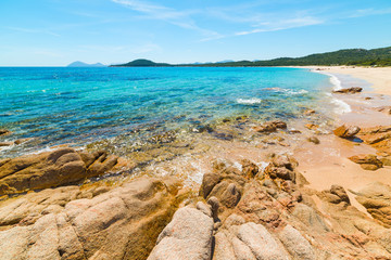 Liscia Ruja shore on a clear day