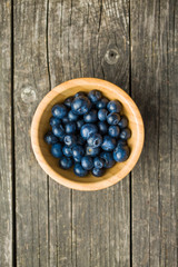 Tasty blueberries fruit.