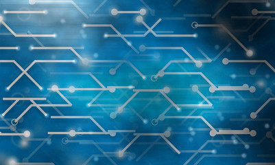 digital blue background