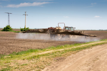 Chemical spraying agriculture