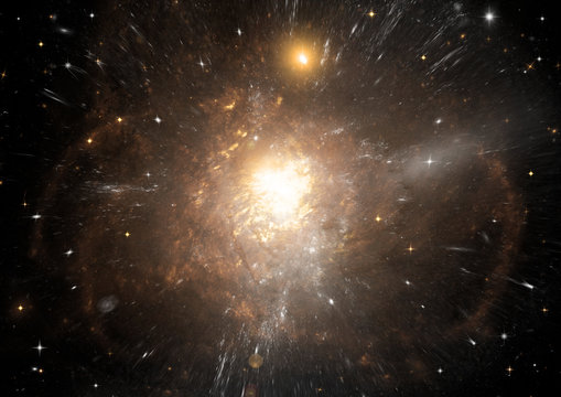Fototapeta galaxy in a free space
