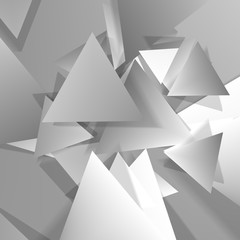 Vector Polygonal Material Design. Used opacity layers