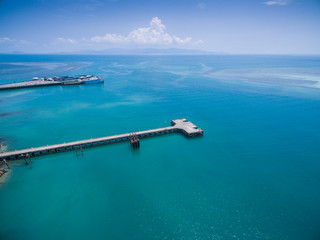 Koh Phangan Thailand earial view