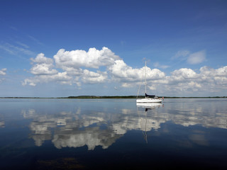 Fototapeta premium Spiegelung im Limfjord