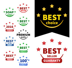 collection vector badges.