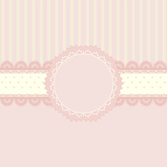 Naklejka premium Pink background vintage style