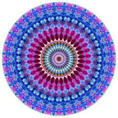 Fototapeta premium Geometric Mandala.Mandala created from fractals, Flower of Life.
