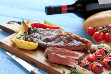 gegrilltes Steak vom Rind