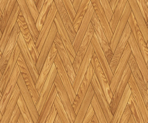 Natural wooden background herringbone, parquet flooring design seamless texture for 3d interior